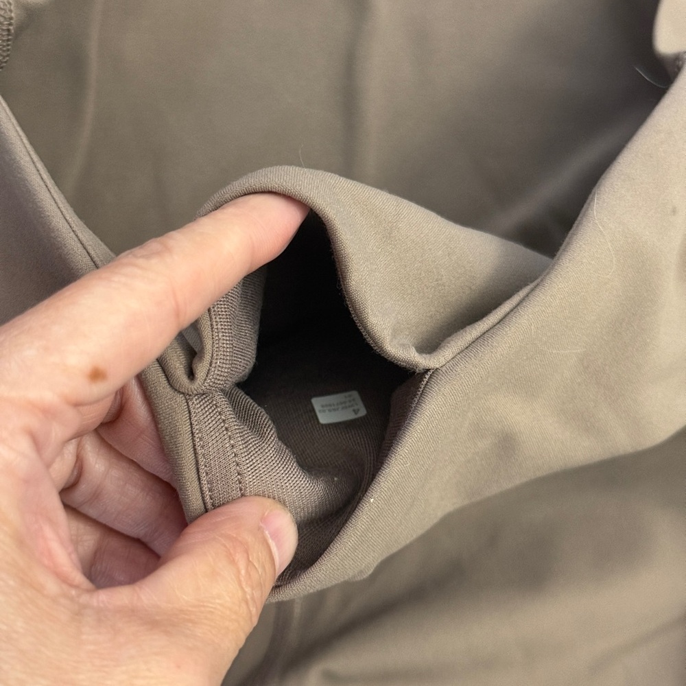 Lululemon Leggings, athletic Women's Beige-Warm Ash Grey Pants, Align Wide Leg - Picture 10 of 16